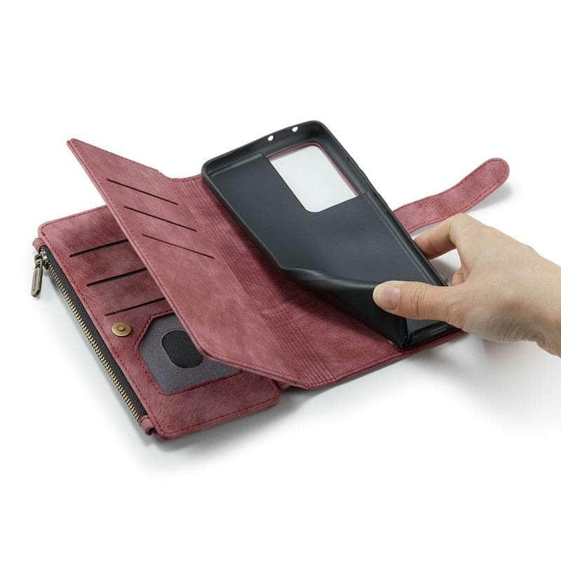 CaseBuddy Australia Casebuddy CaseMe Galaxy S22 Zipper Wallet Leather Case