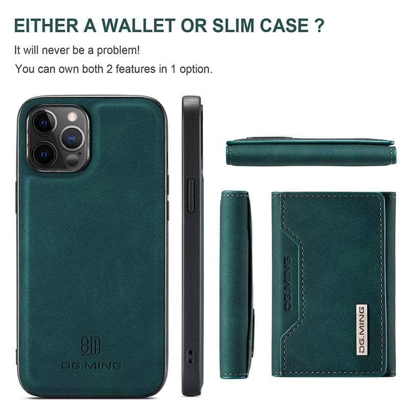 Casebuddy CaseMe iPhone 14 Max Detachable Magnetic Leather Case
