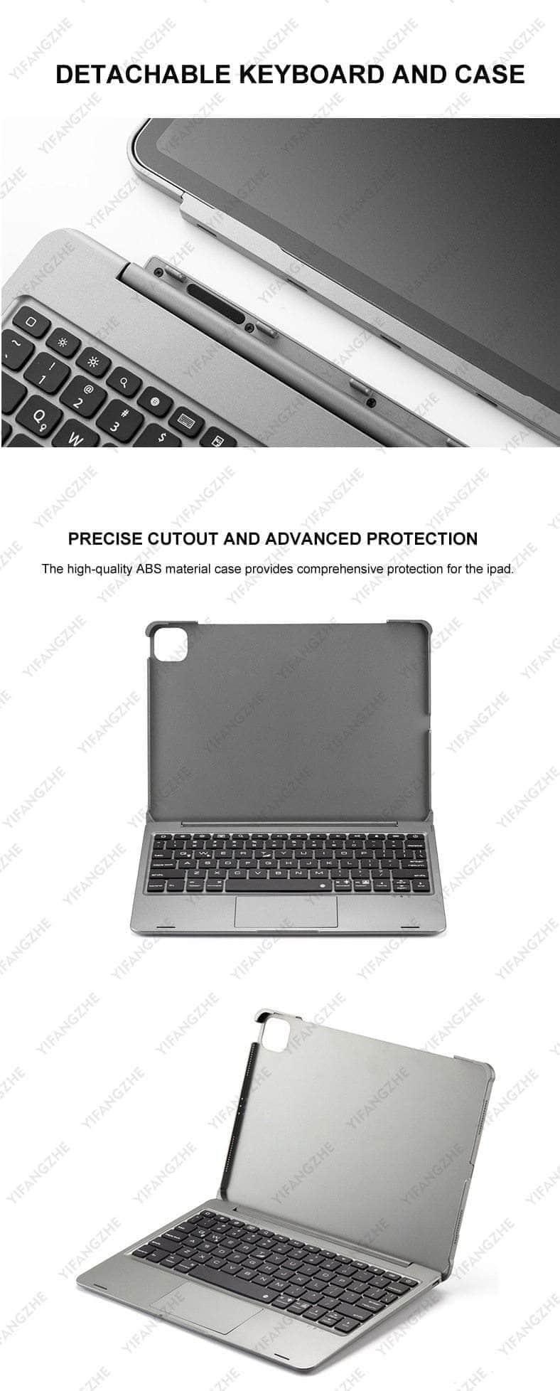 CaseBuddy Australia Casebuddy Clamshell iPad Air 4 Touchpad Detachable Hard Keyboard Case