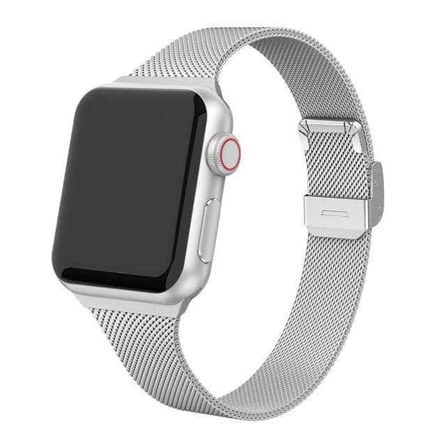 Classic Milanese Loop Apple Watch Band 6 5 4 3 2 1 SE 44/42/40/38 - CaseBuddy