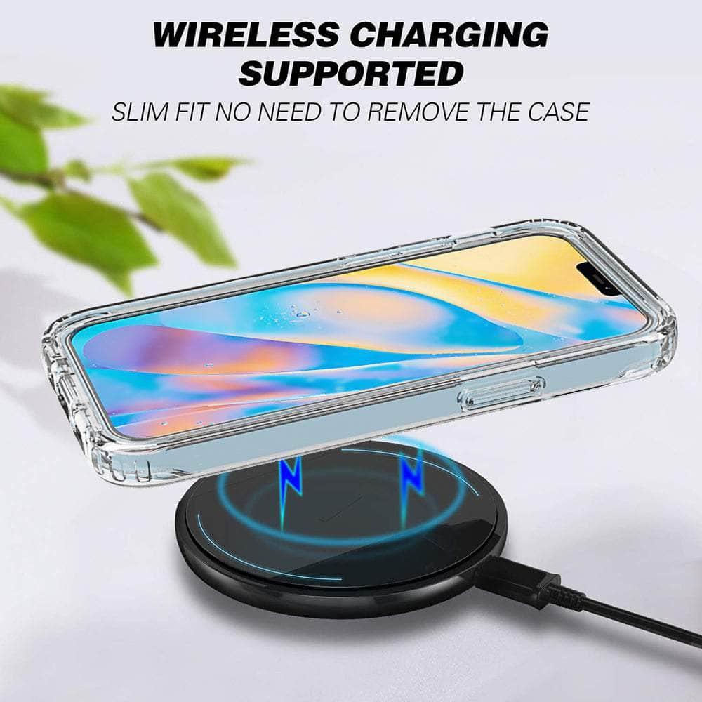 Casebuddy Clear iPhone 14 Pro Max Shockproof Silicone Protection Cover
