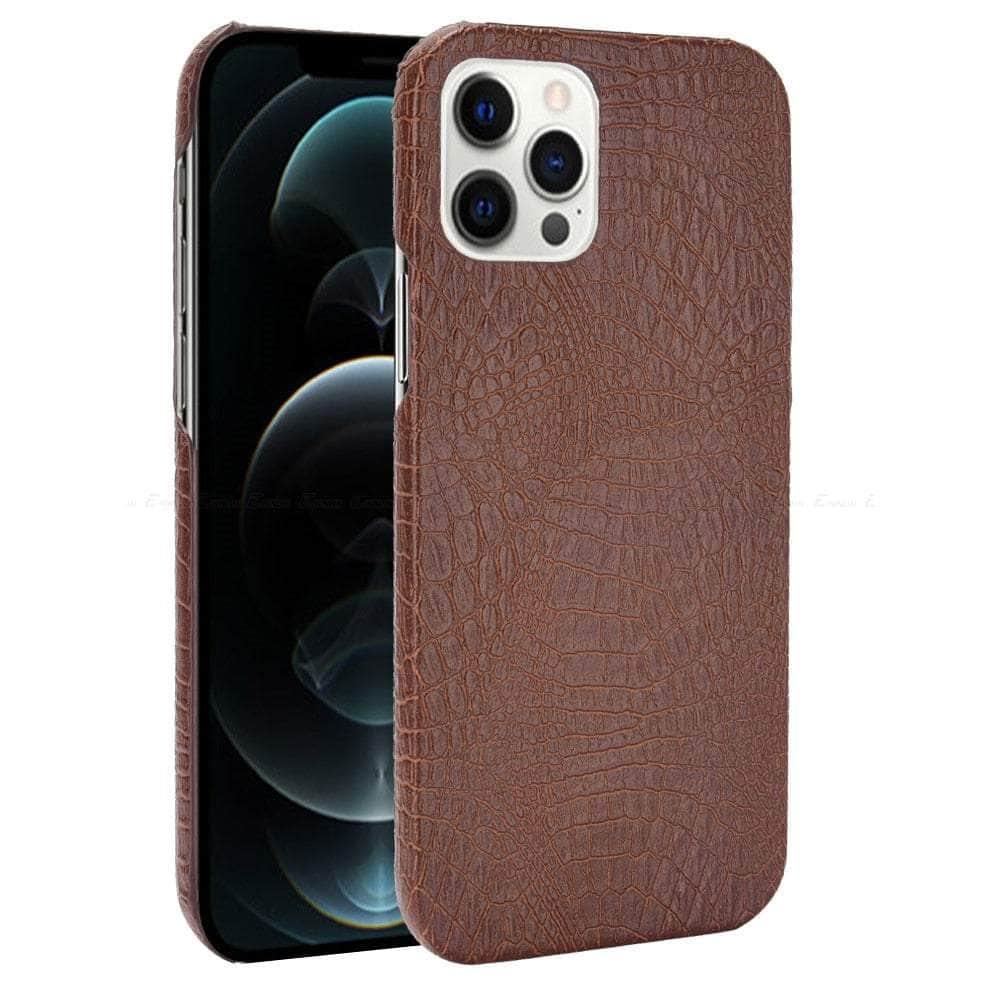 CaseBuddy Australia Casebuddy Crocodile Leather Look iPhone SE 2022 Phone Case