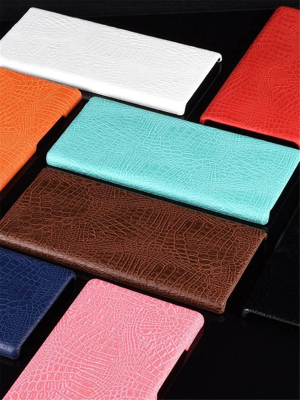 CaseBuddy Australia Casebuddy Crocodile Leather Look iPhone SE 2022 Phone Case