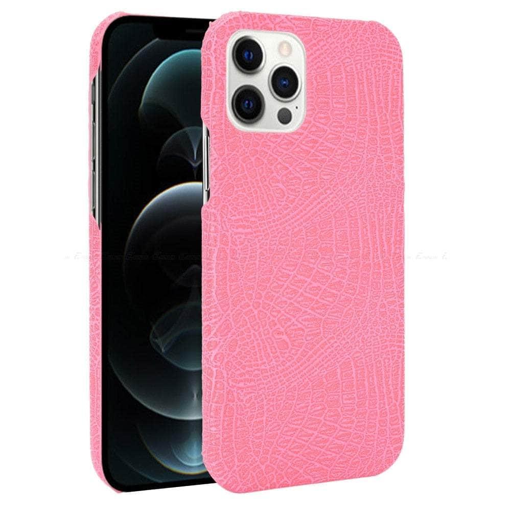 CaseBuddy Australia Casebuddy Crocodile Leather Look iPhone SE 2022 Phone Case