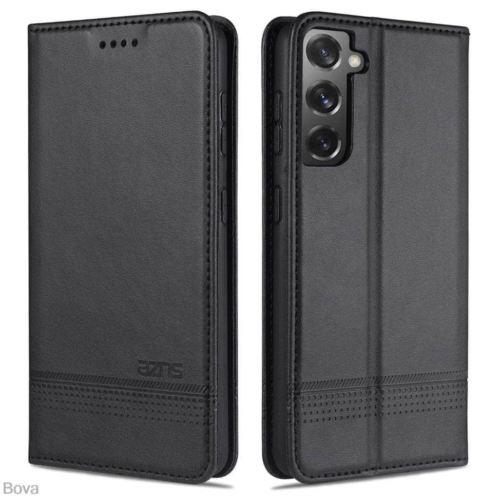 CaseBuddy Australia Casebuddy Deluxe Magnetic Heat Adsorption S22 Leather Case