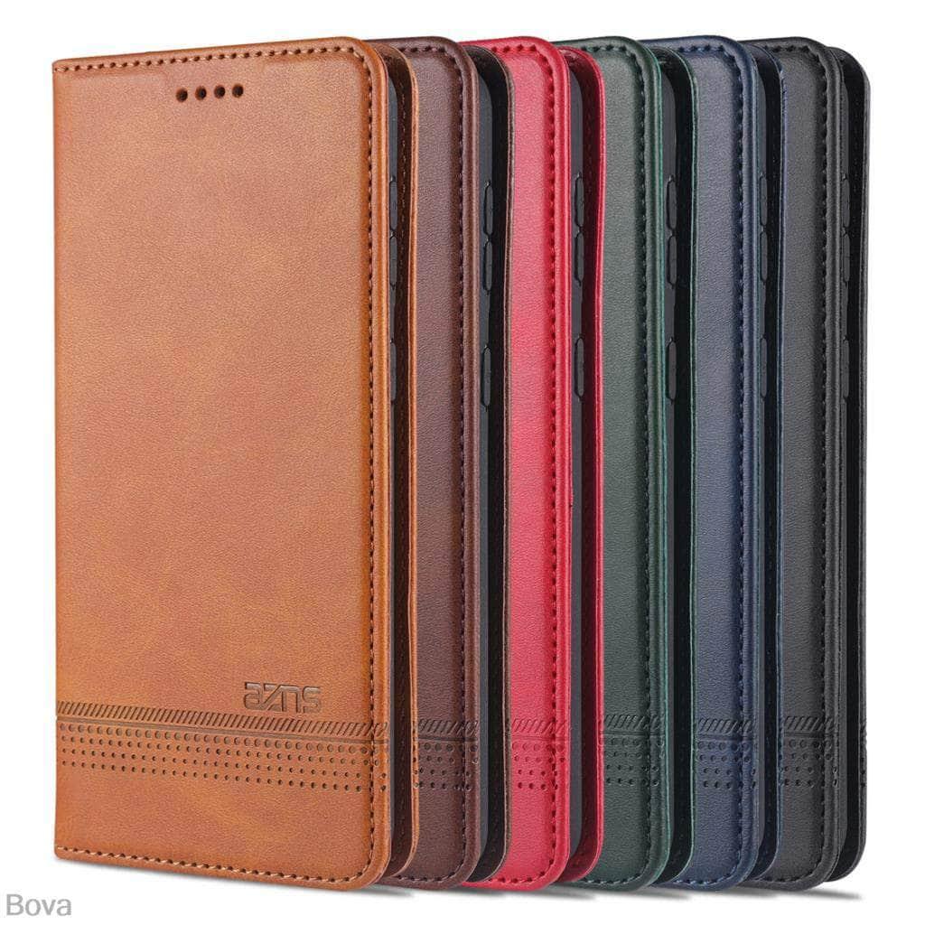 CaseBuddy Australia Casebuddy Deluxe Magnetic Heat Adsorption S22 Leather Case