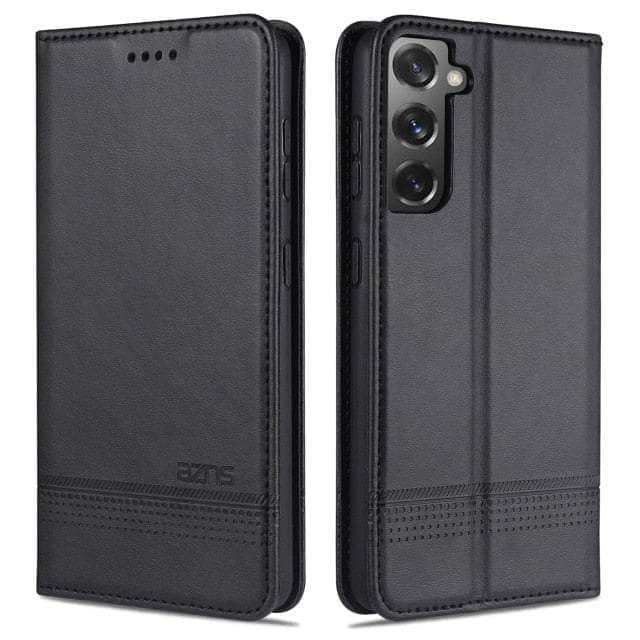CaseBuddy Australia Casebuddy S22 / YZSCX Black Deluxe Magnetic Heat Adsorption S22 Leather Case