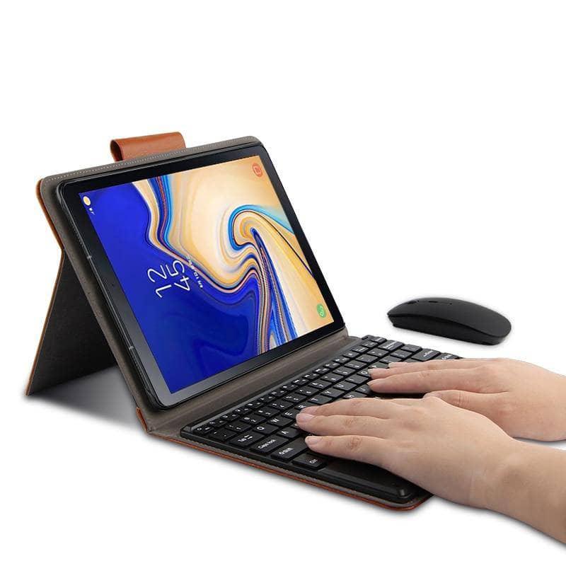 Detachable Wireless Bluetooth Keyboard Case Galaxy Tab A A2 10.5 T590 T595 - CaseBuddy