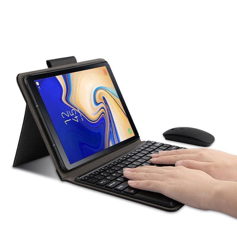 Detachable Wireless Bluetooth Keyboard Case Galaxy Tab A A2 10.5 T590 T595 - CaseBuddy
