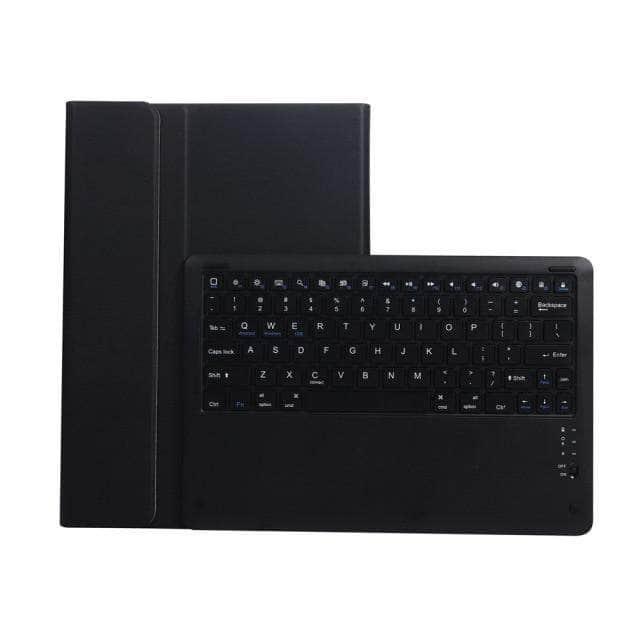 CaseBuddy Australia Casebuddy Black Detachable Wireless Bluetooth Keyboard Galaxy Tab S7 Lite 12.4 T730 T735 Silicone Case