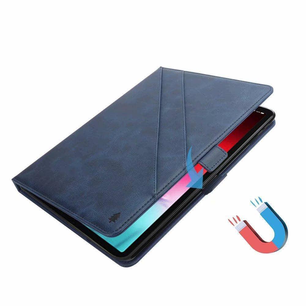 Double Row Kickstand Card Slot Case iPad Pro 11 2018 Shockproof With Pen Holder - CaseBuddy