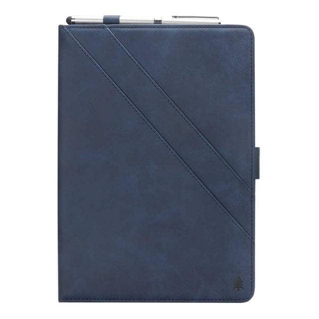 Double Row Kickstand Card Slot Case iPad Pro 11 2018 Shockproof With Pen Holder - CaseBuddy