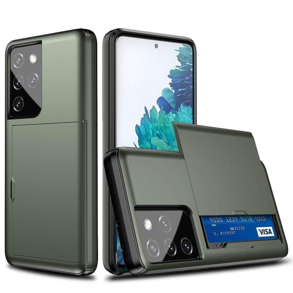 CaseBuddy Australia Casebuddy Dual Layer Slide Card Slot Samsung Galaxy Protective Hard Case