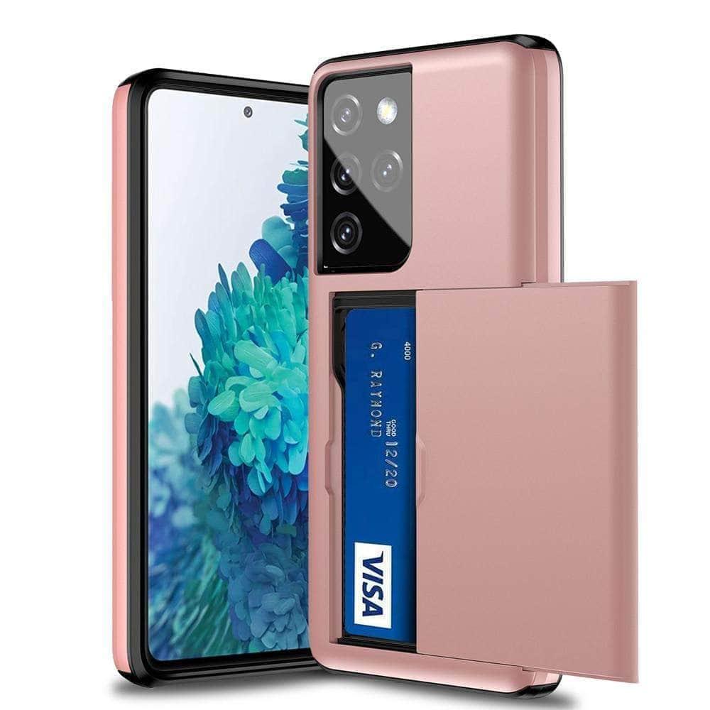 CaseBuddy Australia Casebuddy Dual Layer Slide Card Slot Samsung Galaxy Protective Hard Case