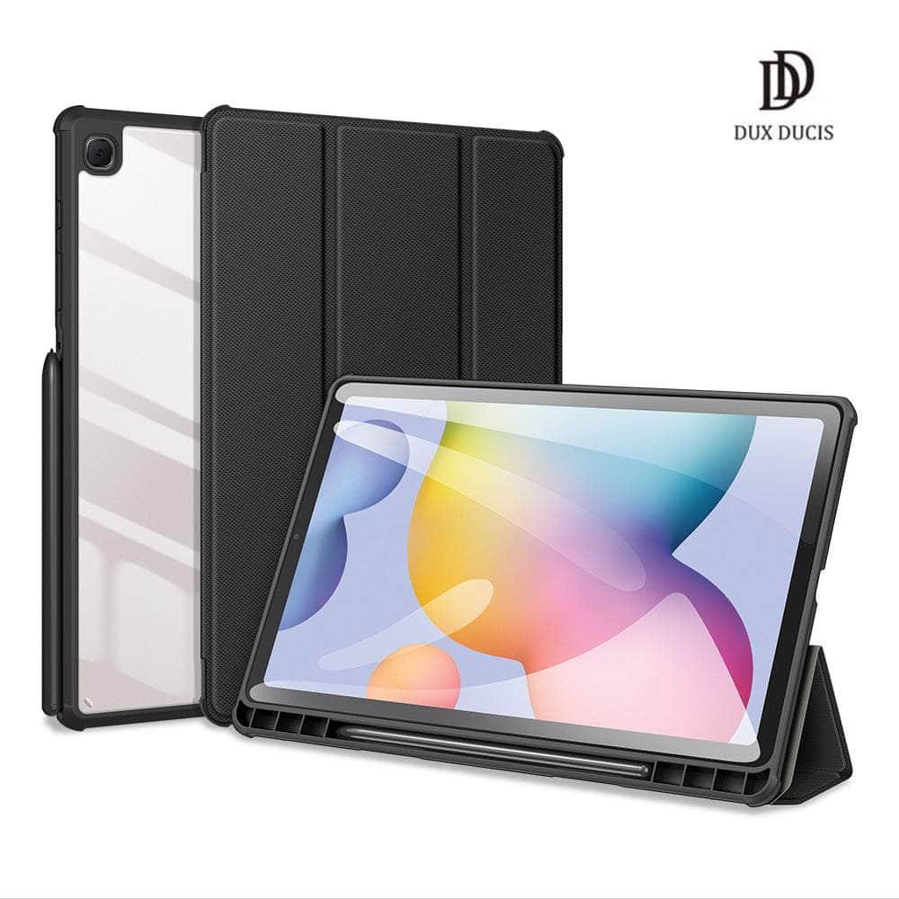 CaseBuddy Australia Casebuddy DUX DUCIS Galaxy Tab S8 X700 Leather Series Smart Sleep Wake Pencil Holder Case