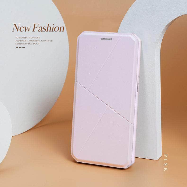 CaseBuddy Australia Casebuddy DUX DUCIS iPhone 13 & 13 Pro Skin X Magnetic Flip Leather Case