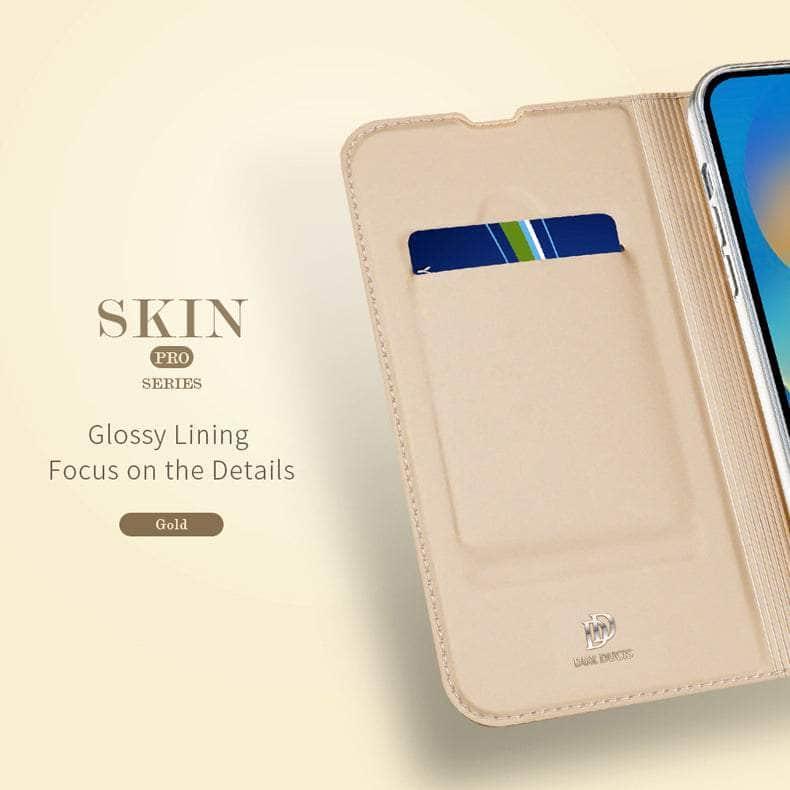 Casebuddy DUX DUCIS iPhone 14 Pro Max Magnetic Leather Flip Wallet Stand Cover