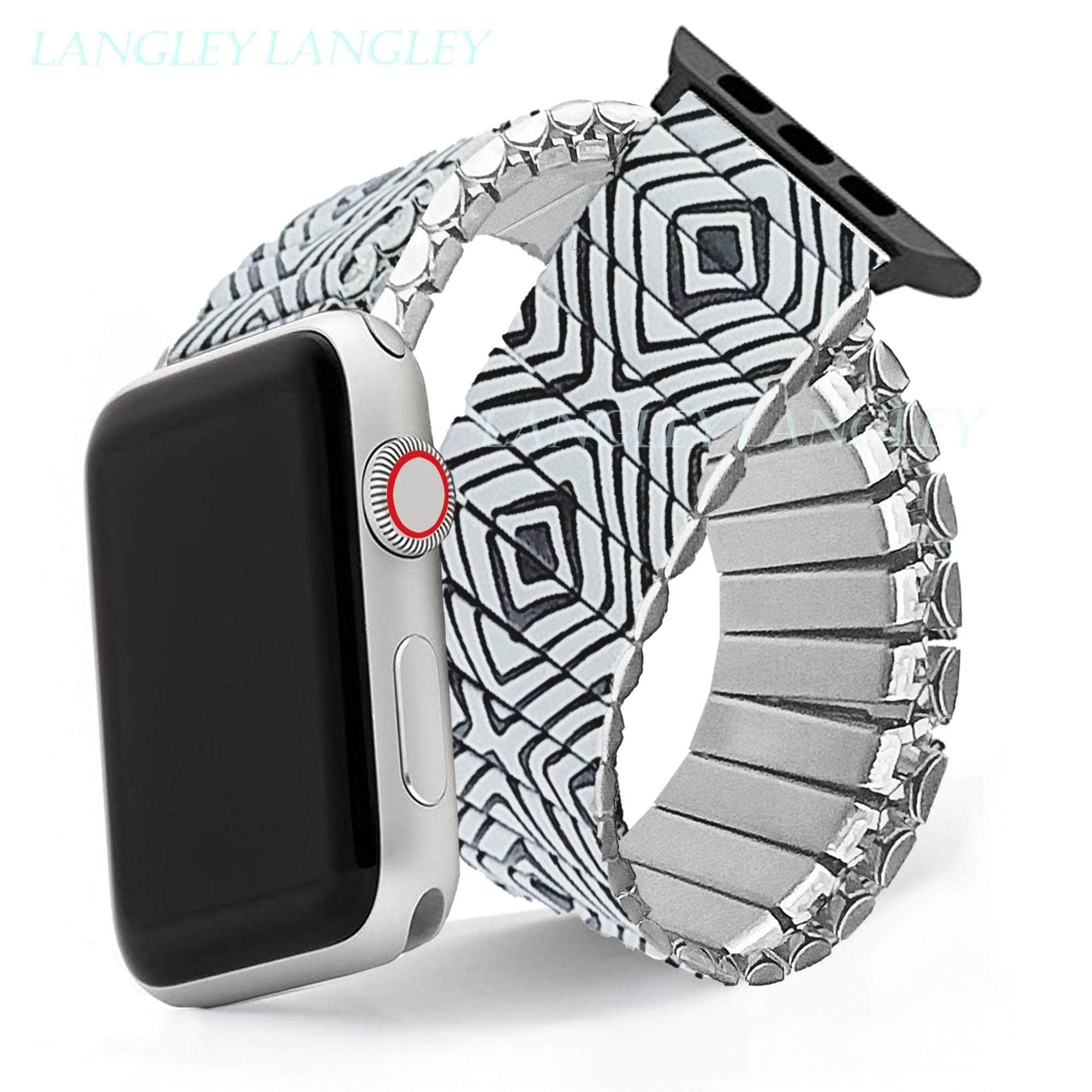 Casebuddy Elastic Stainless Steel Apple Watch Band