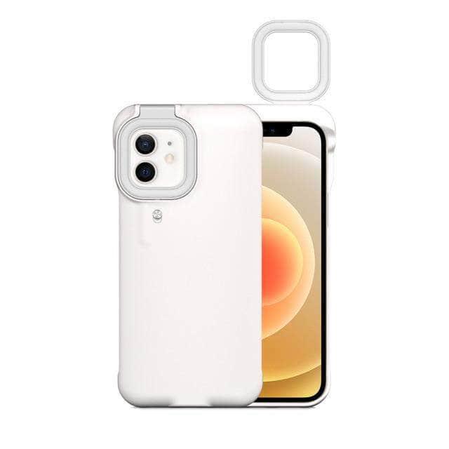 CaseBuddy Australia Casebuddy Iphone 12Pro Max / White Fill Light Selfie Beauty Ring Flash iPhone 12 Case