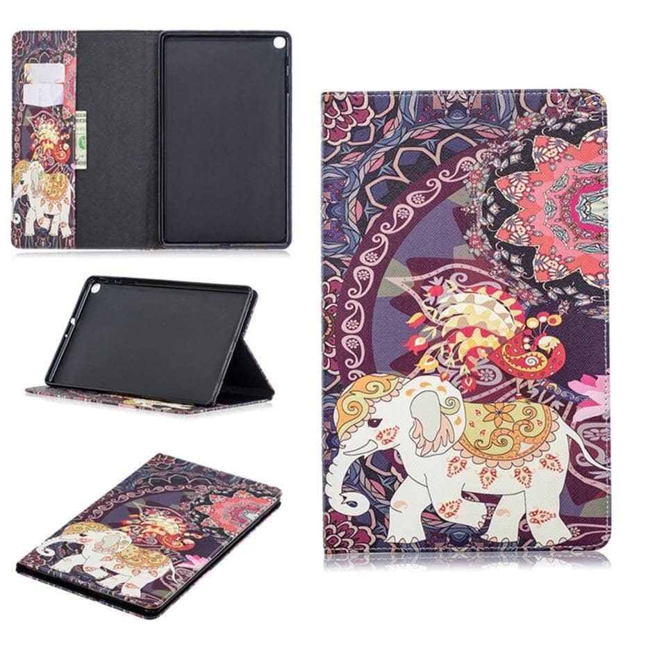 Flip Case Galaxy Tab A 10.1 T510 T515 (2019) Printed Stand Shell - CaseBuddy