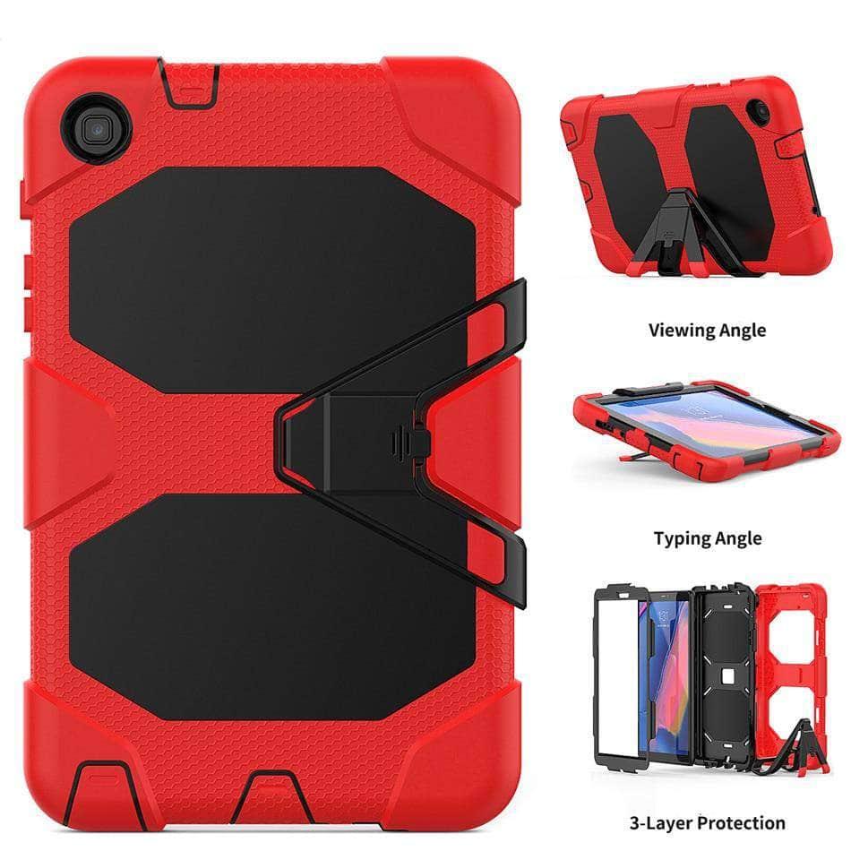 For Samsung galaxy tab A 8.0 2019 Case (S Pen) SM-P200 P205 P207 Shockproof Hard Military Heavy Duty Rugged Stand Cover - CaseBuddy