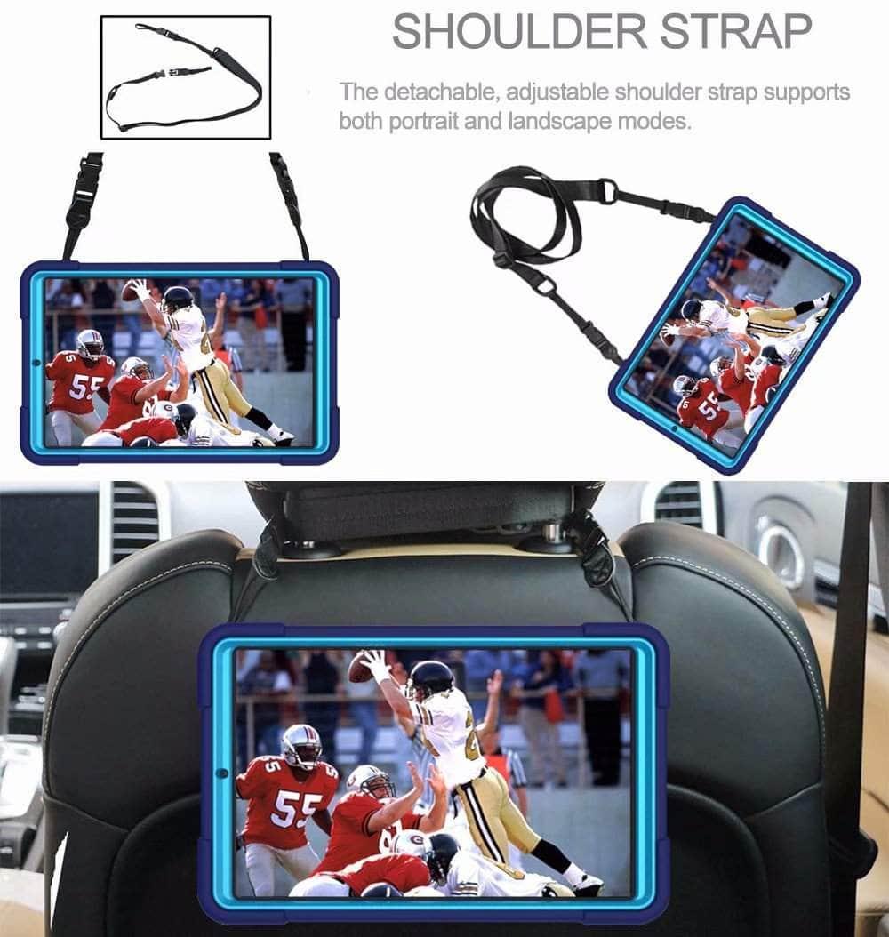 Full Protection Back Cover Galaxy Tab A 8.4 T307 2020 Shockproof Armor - CaseBuddy