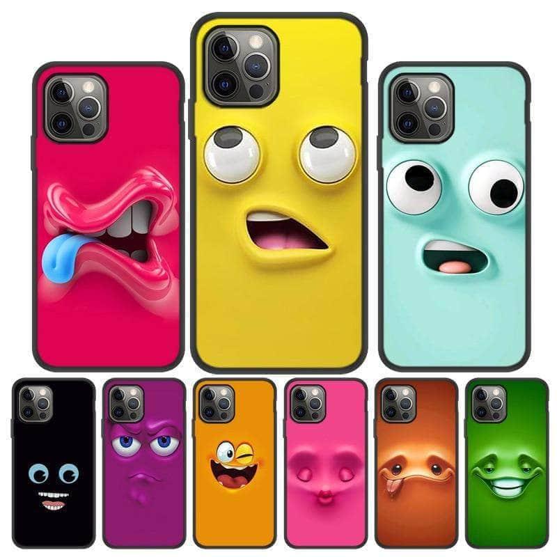 CaseBuddy Australia Casebuddy Funny Face iPhone 13 Mini Cover