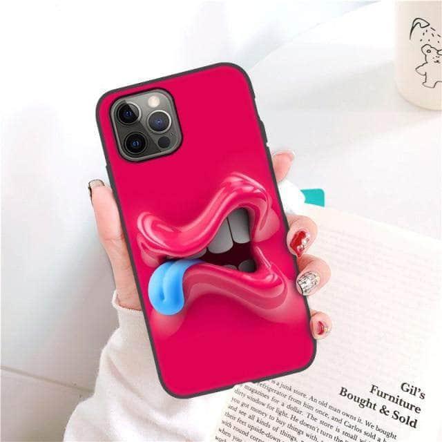 CaseBuddy Australia Casebuddy For iPhone 13 Mini / X265 Funny Face iPhone 13 Mini Cover