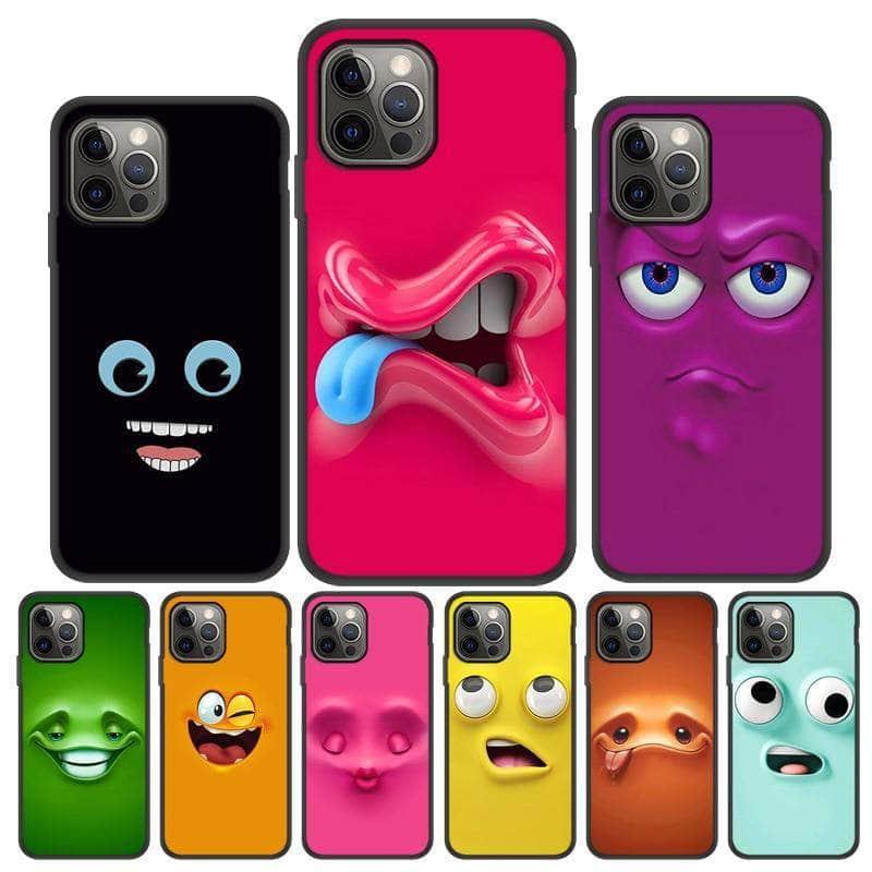 CaseBuddy Australia Casebuddy Funny Face iPhone 13 Mini Cover