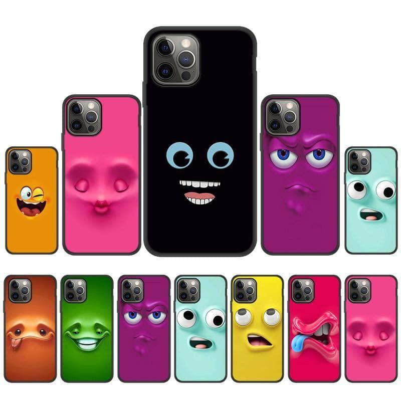 CaseBuddy Australia Casebuddy Funny Face iPhone 13 Mini Cover