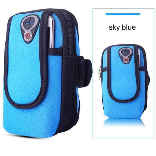 CaseBuddy Australia Casebuddy Sky Blue Galaxy 22 Universal Sports Fitness Armband