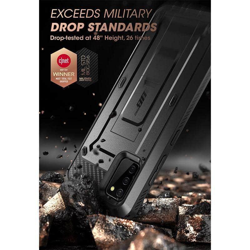 CaseBuddy Australia Casebuddy Galaxy A02s SUPCASE UB Pro Full-Body Rugged Holster Built-in Screen Protector Case