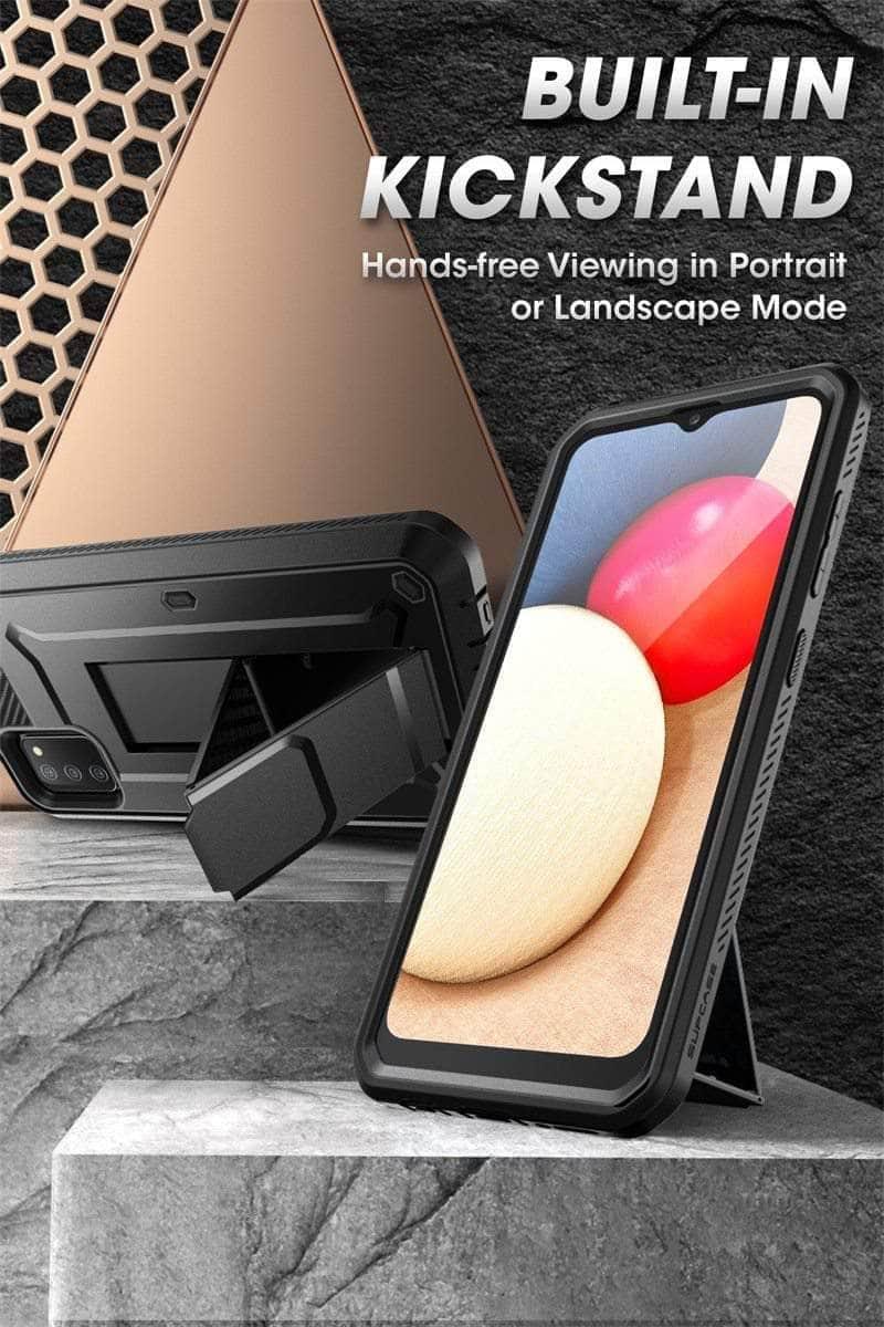 CaseBuddy Australia Casebuddy Galaxy A02s SUPCASE UB Pro Full-Body Rugged Holster Built-in Screen Protector Case
