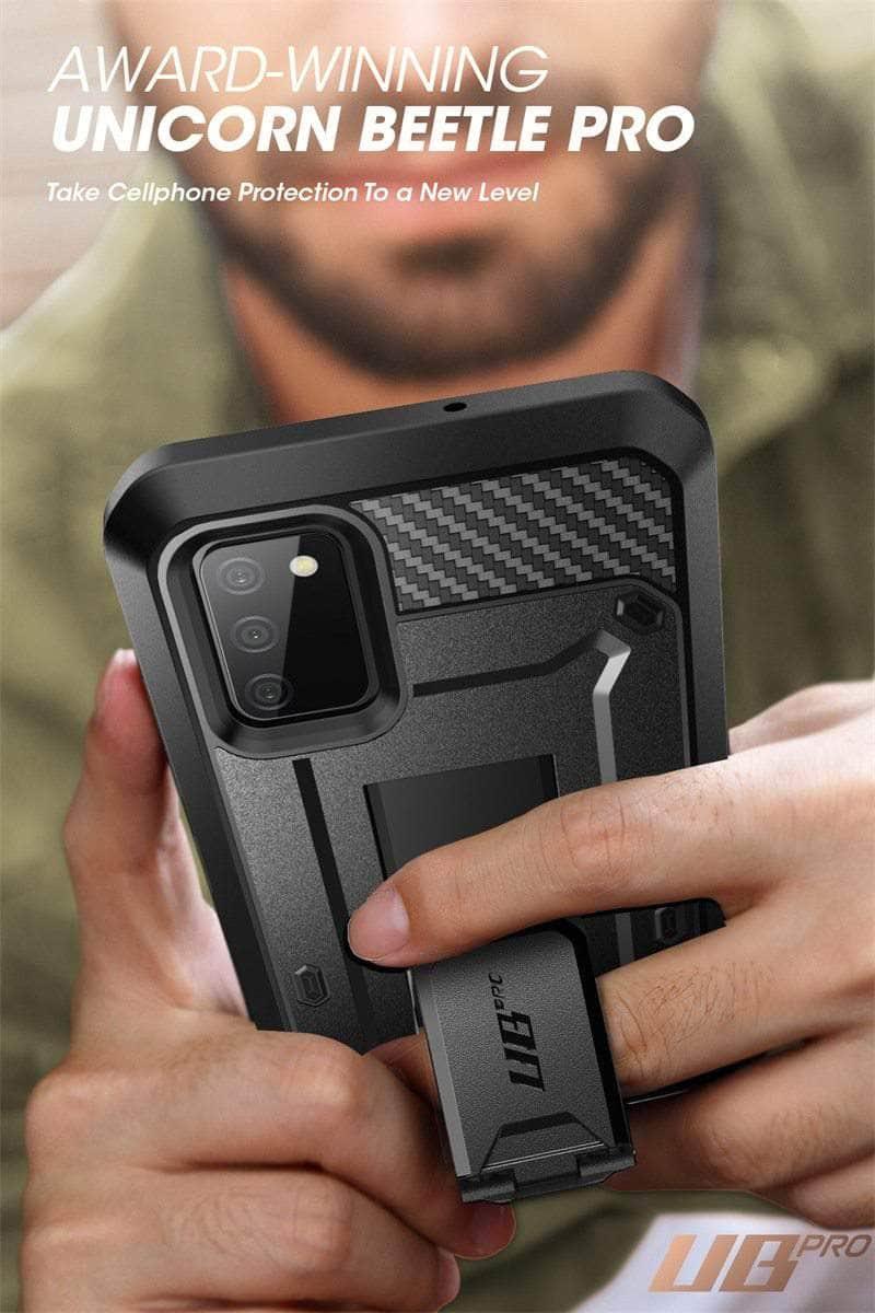 CaseBuddy Australia Casebuddy Galaxy A02s SUPCASE UB Pro Full-Body Rugged Holster Built-in Screen Protector Case