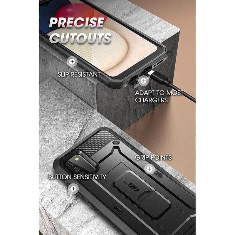 CaseBuddy Australia Casebuddy Galaxy A02s SUPCASE UB Pro Full-Body Rugged Holster Built-in Screen Protector Case