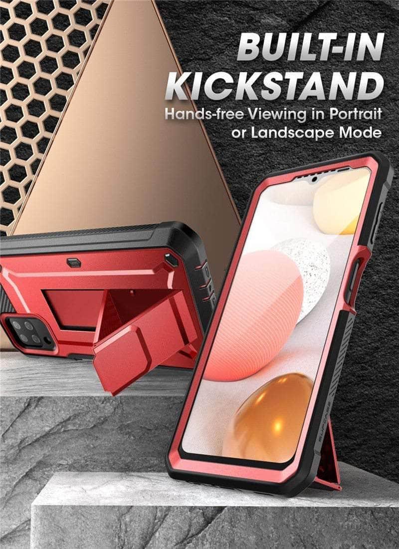 CaseBuddy Australia Casebuddy Galaxy A12 SUPCASE UB Pro Full-Body Rugged Holster Built-in Screen Protector Case