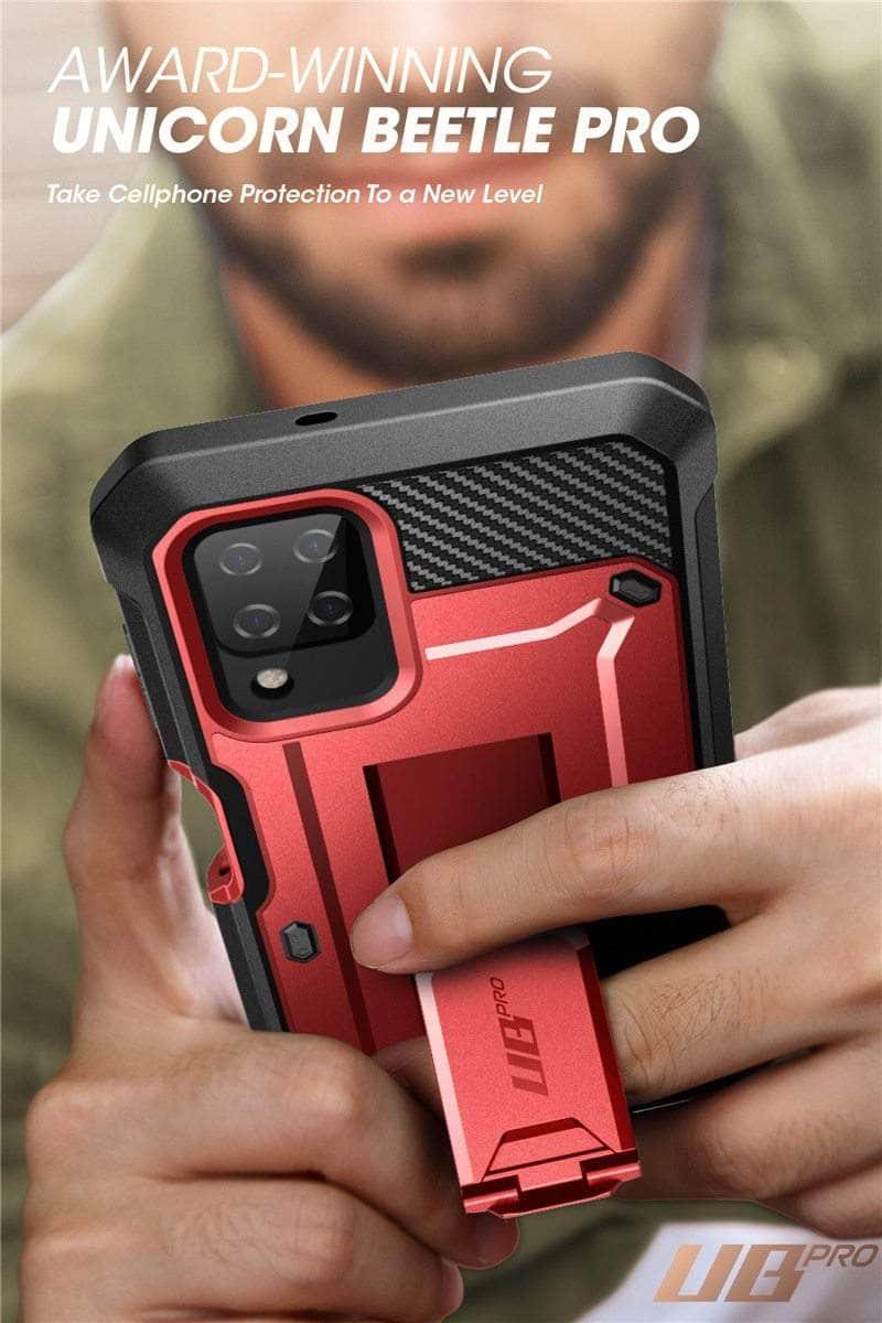 CaseBuddy Australia Casebuddy Galaxy A12 SUPCASE UB Pro Full-Body Rugged Holster Built-in Screen Protector Case