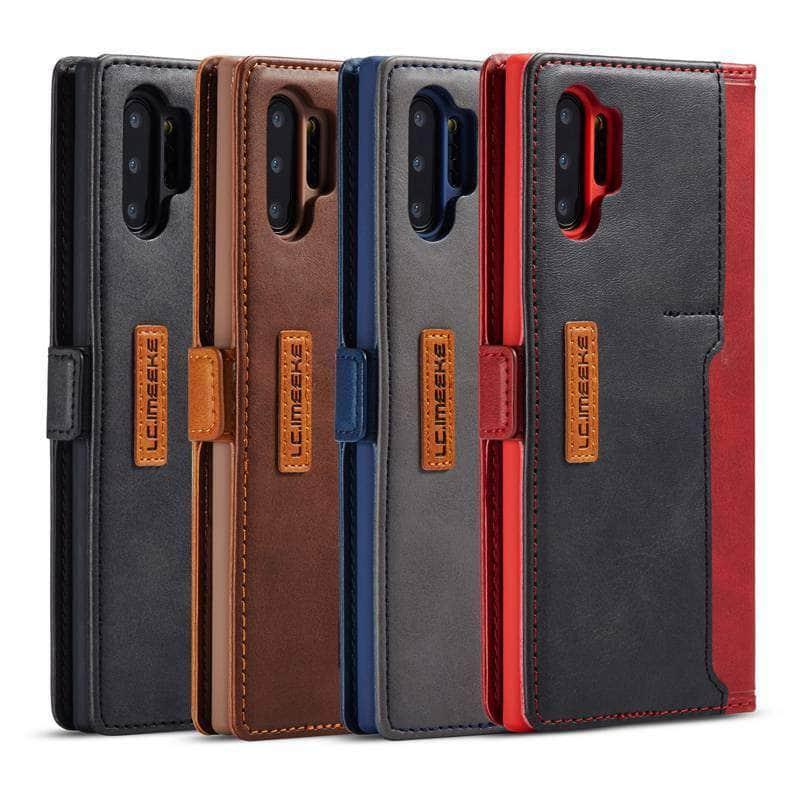 Galaxy Note 10 20 Ultra Book Flip Card Holder Case - CaseBuddy