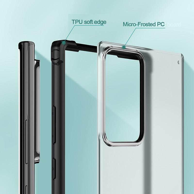 Galaxy Note 20 Ultra 10 S10 S20 Plus Luxury Frosted Transparent Shockproof Case - CaseBuddy