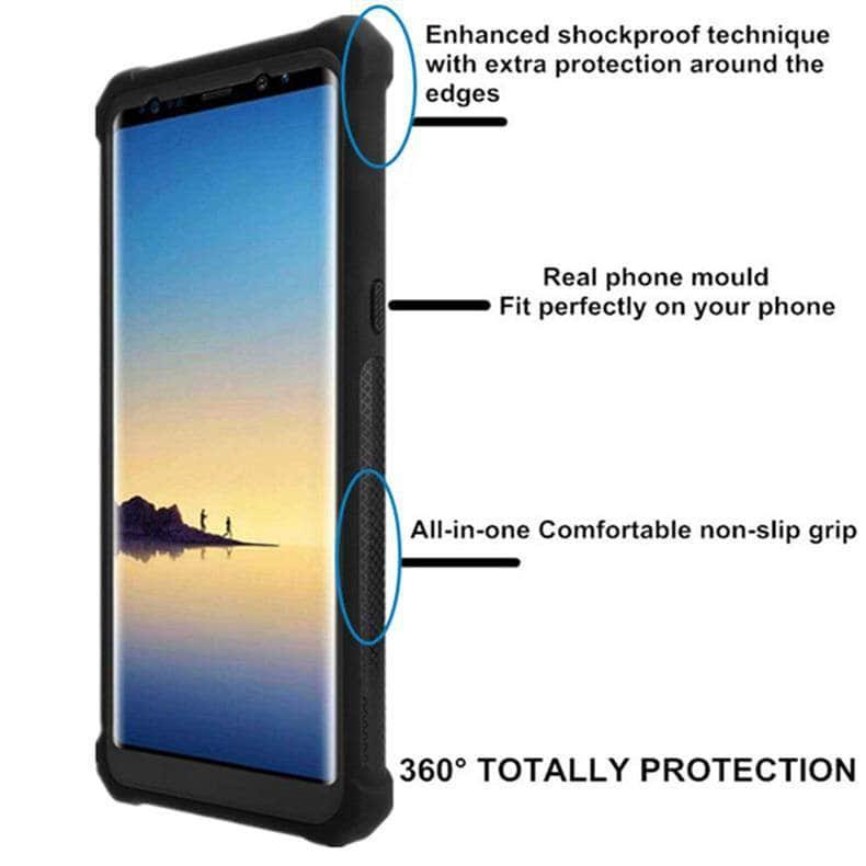 CaseBuddy Australia Casebuddy Galaxy Protection PC+TPU Clear Case Shockproof Sturdy