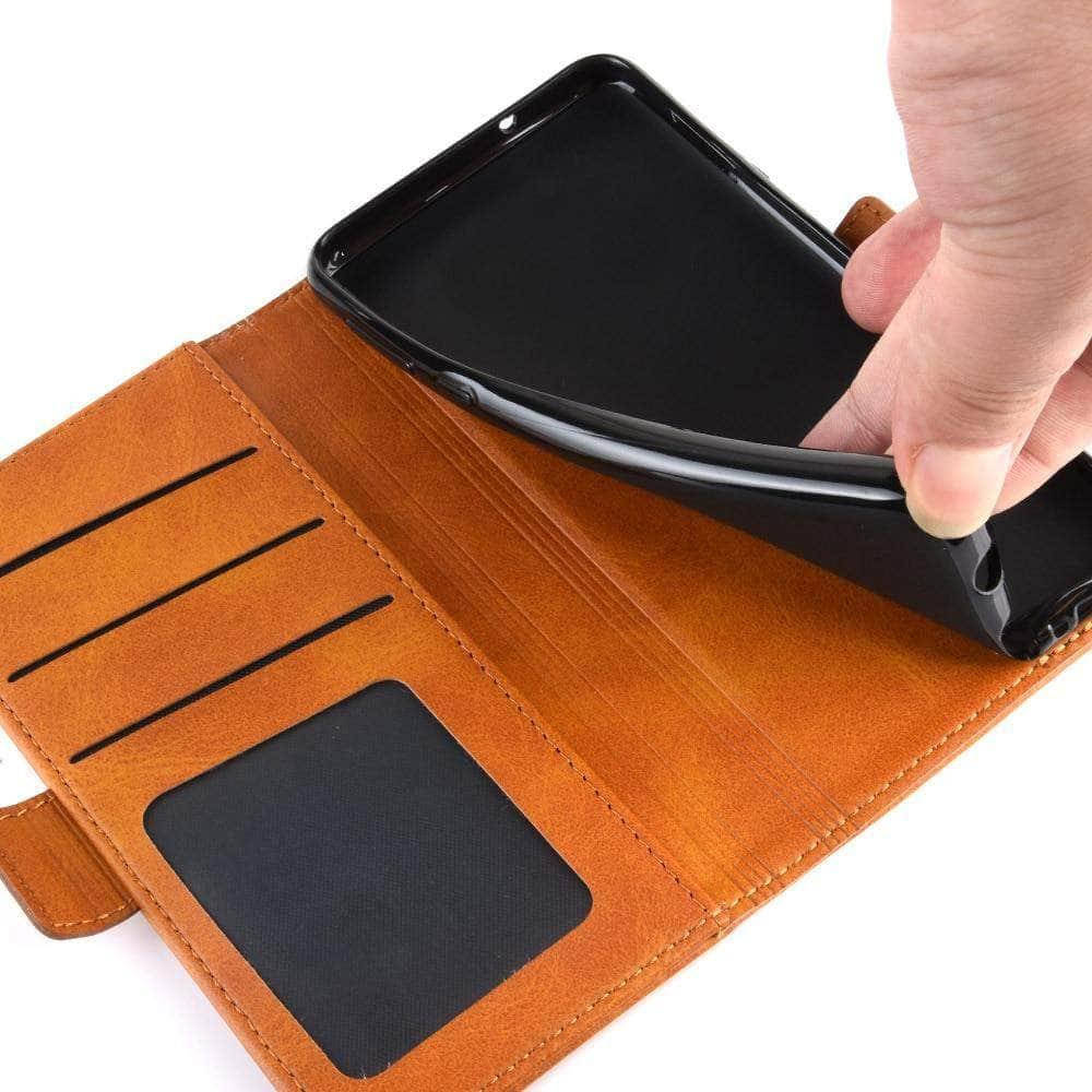 Galaxy S20 FE Lite Leather Wallet Flip Vintage Magnet Case - CaseBuddy