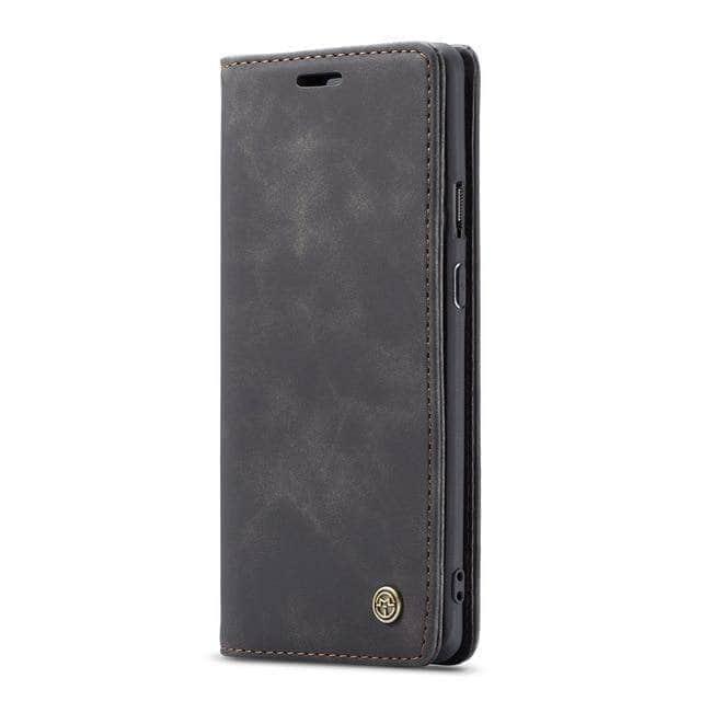 CaseBuddy Australia Casebuddy Samsung S20 FE / Black Galaxy S20 FE Lite Vintage Leather Flip Case