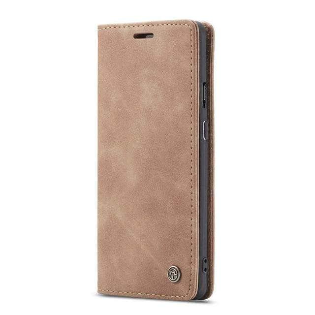 CaseBuddy Australia Casebuddy Samsung S20 FE / Khaki Galaxy S20 FE Lite Vintage Leather Flip Case