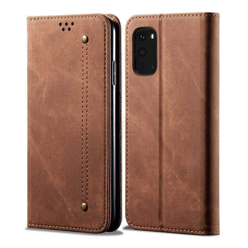 Galaxy S20 FE Lite Wallet Case Magnetic Book Flip Card Holder - CaseBuddy