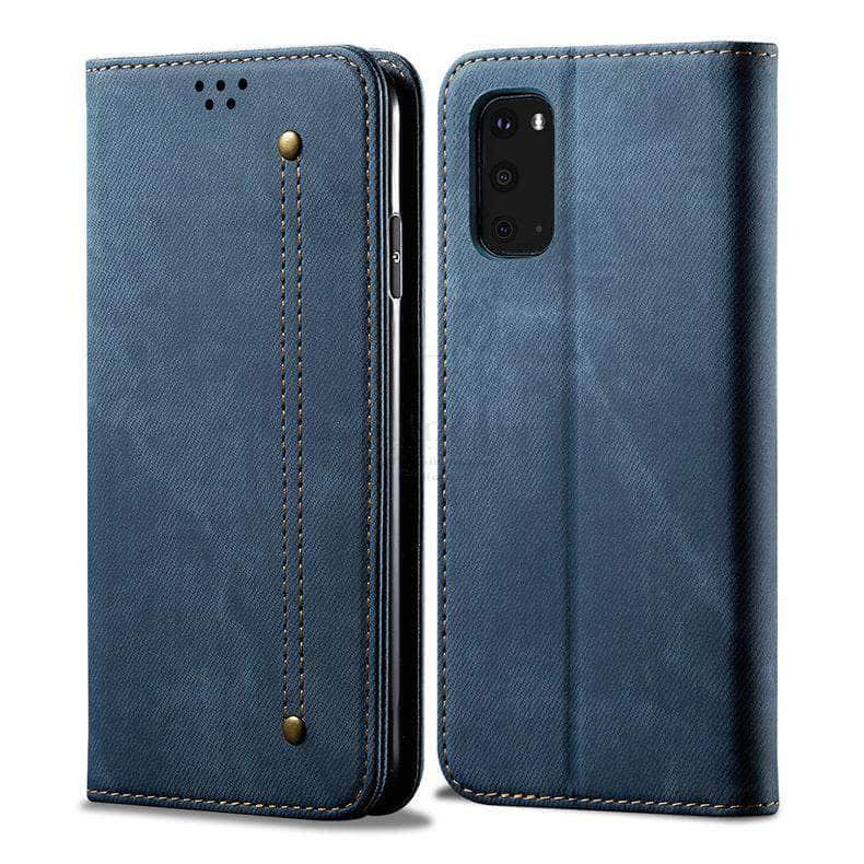 Galaxy S20 FE Lite Wallet Case Magnetic Book Flip Card Holder - CaseBuddy