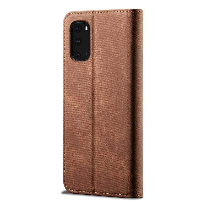 Galaxy S20 FE Lite Wallet Case Magnetic Book Flip Card Holder - CaseBuddy