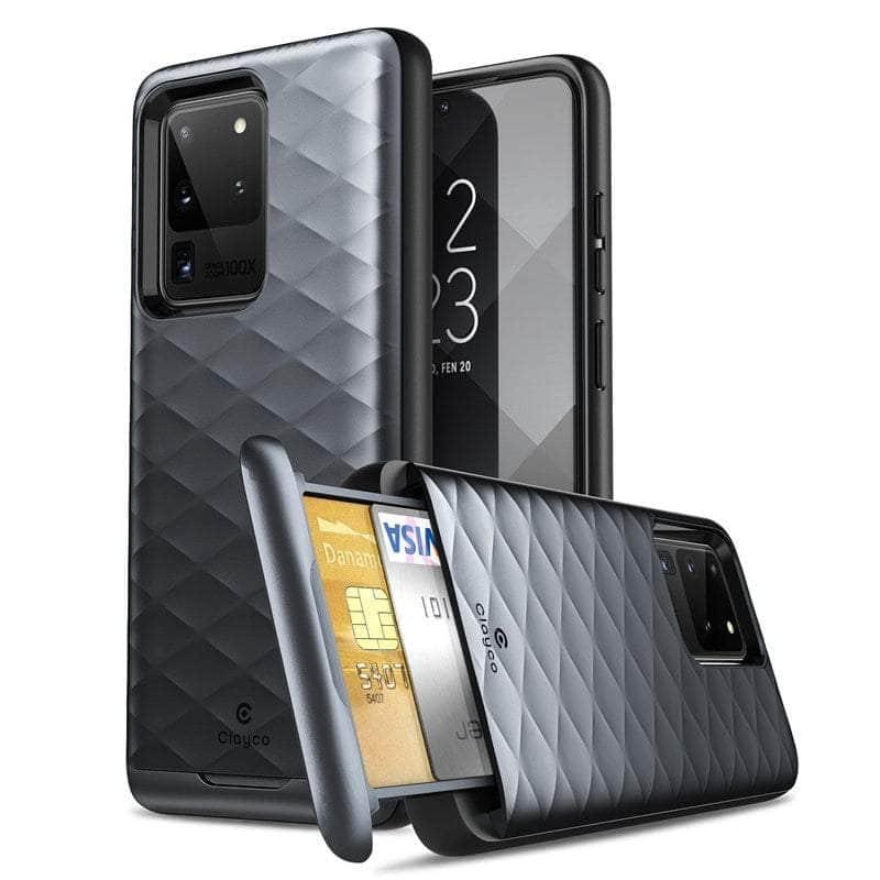 Casebuddy PC + TPU / Black Galaxy S20 Ultra Argos Premium Hybrid Wallet