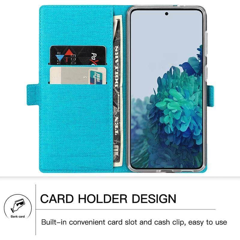 CaseBuddy Australia Casebuddy Galaxy S21 Luxury PU Leather Wallet Flip Cover