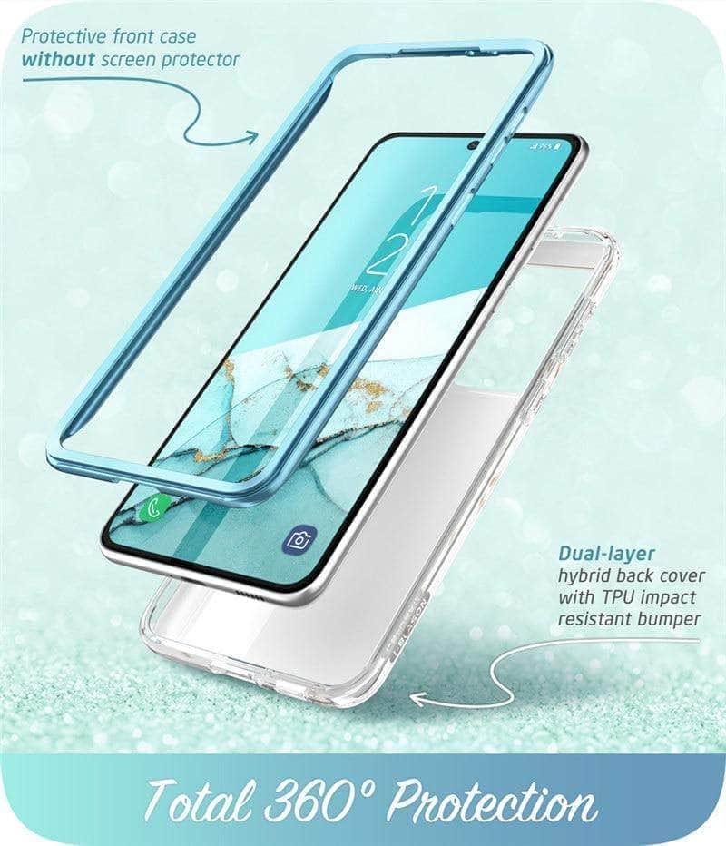 CaseBuddy Australia Casebuddy Galaxy S21 Ultra I-BLASON Cosmo Full-Body Glitter Marble Cover