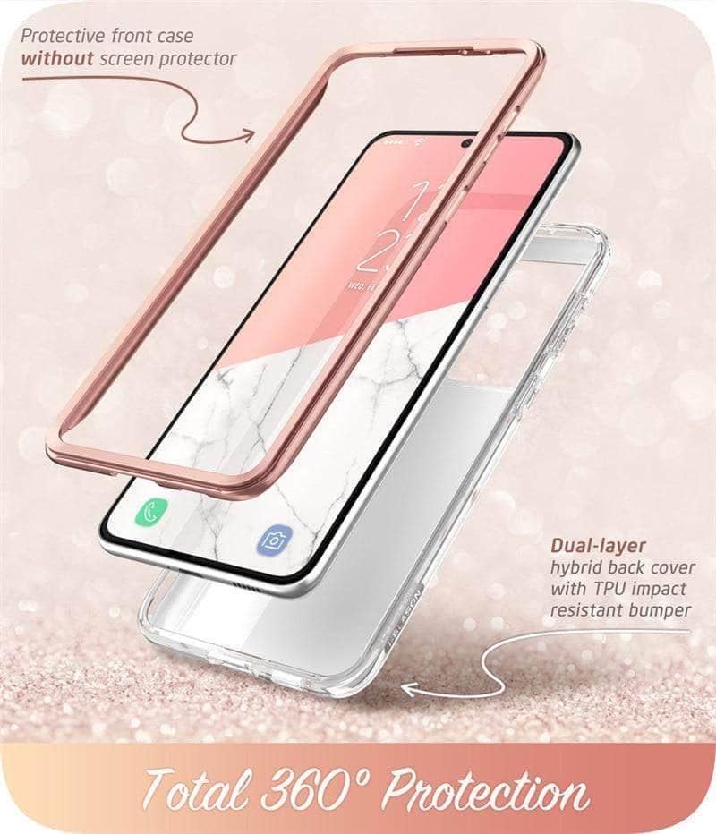 CaseBuddy Australia Casebuddy Galaxy S21 Ultra I-BLASON Cosmo Full-Body Glitter Marble Cover